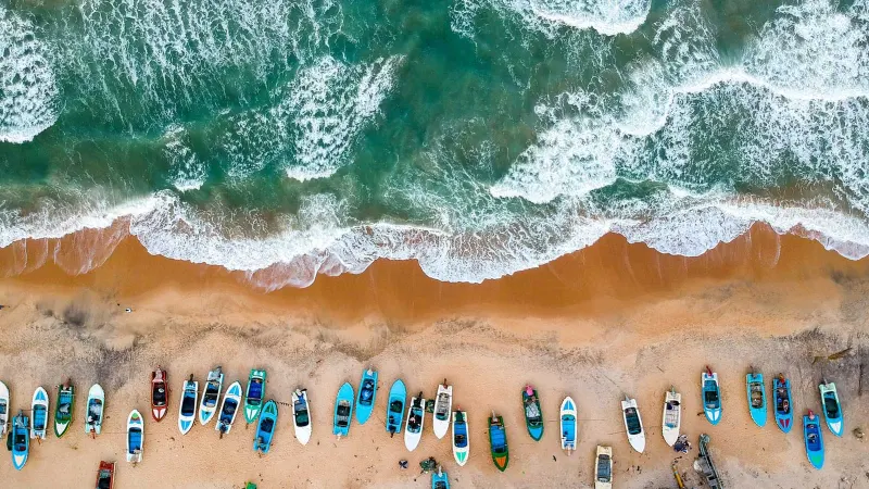Sri Lankan coast and cultural landscape